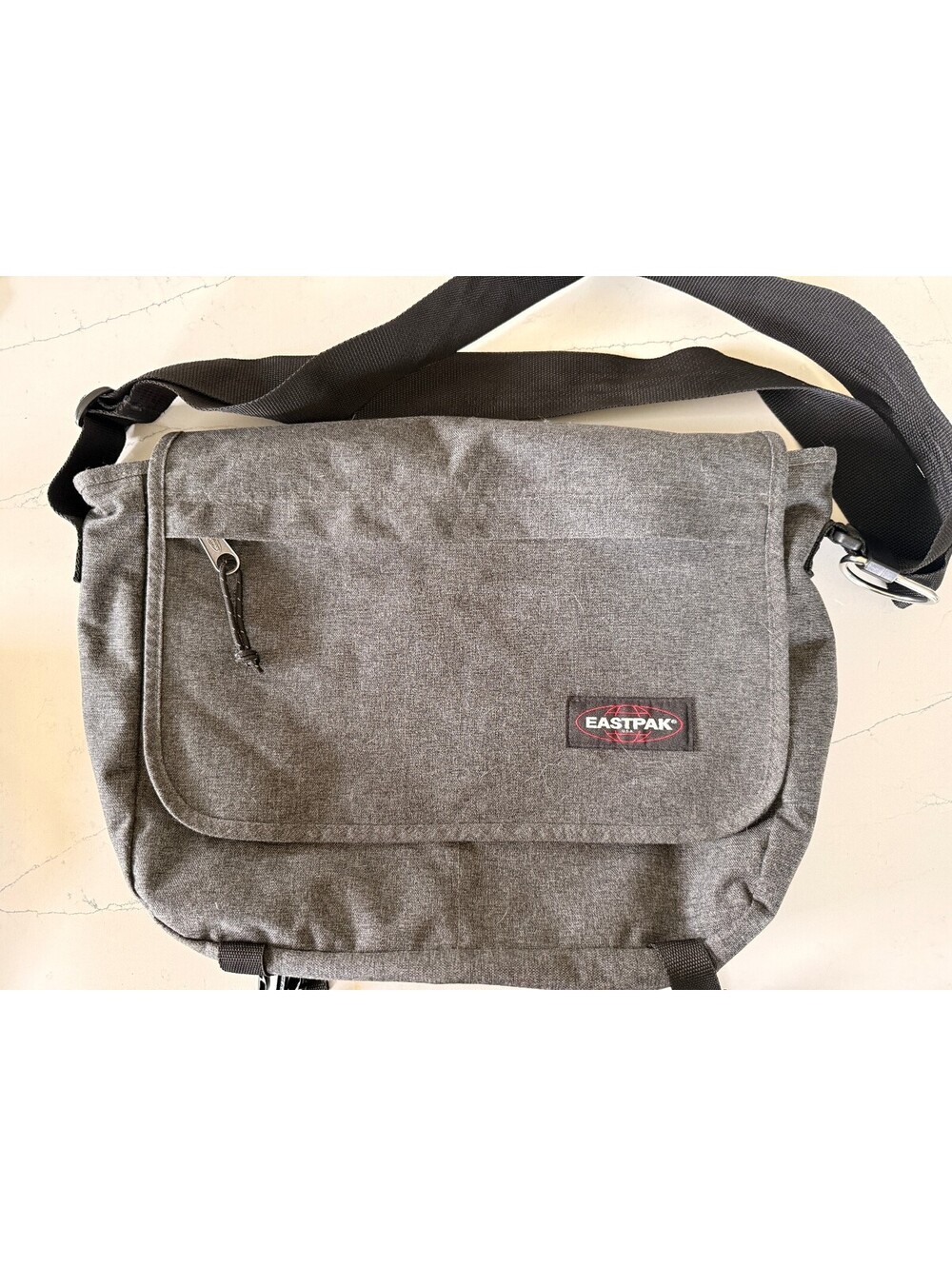 Eastpak Messenger Bag, Heather Gray, Laptop Size